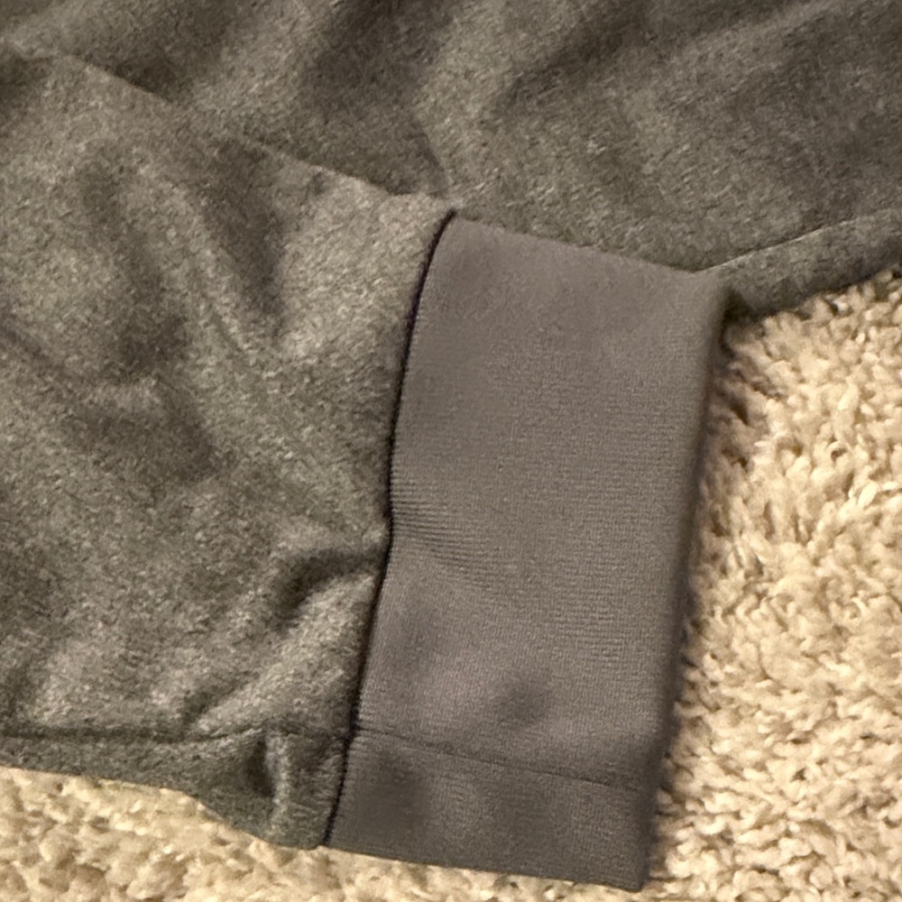 Adidas Kids Charcoal Joggers with White Stripes - Picture 4 of 5